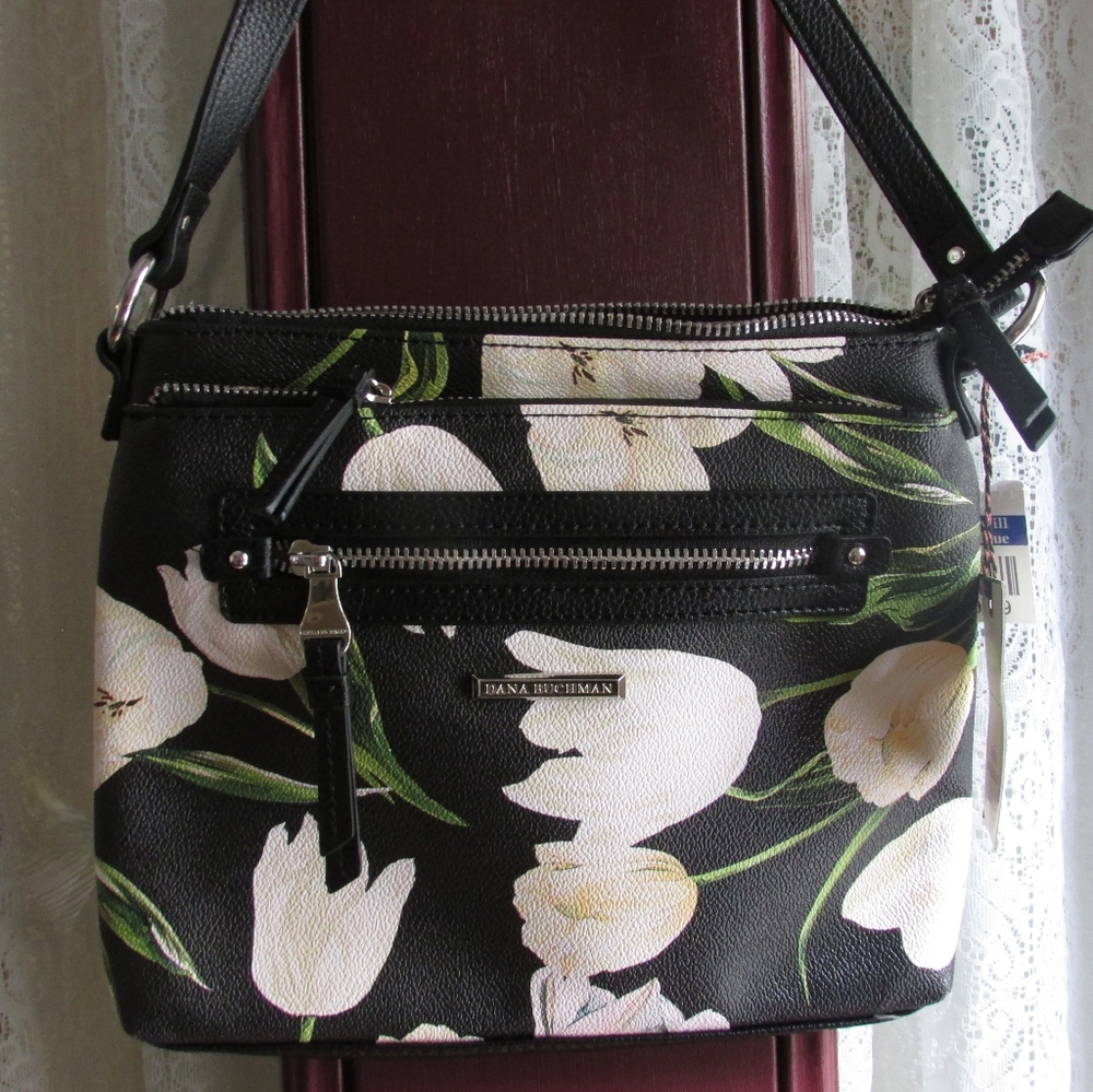 Dana Buchman tulip crossbody bag